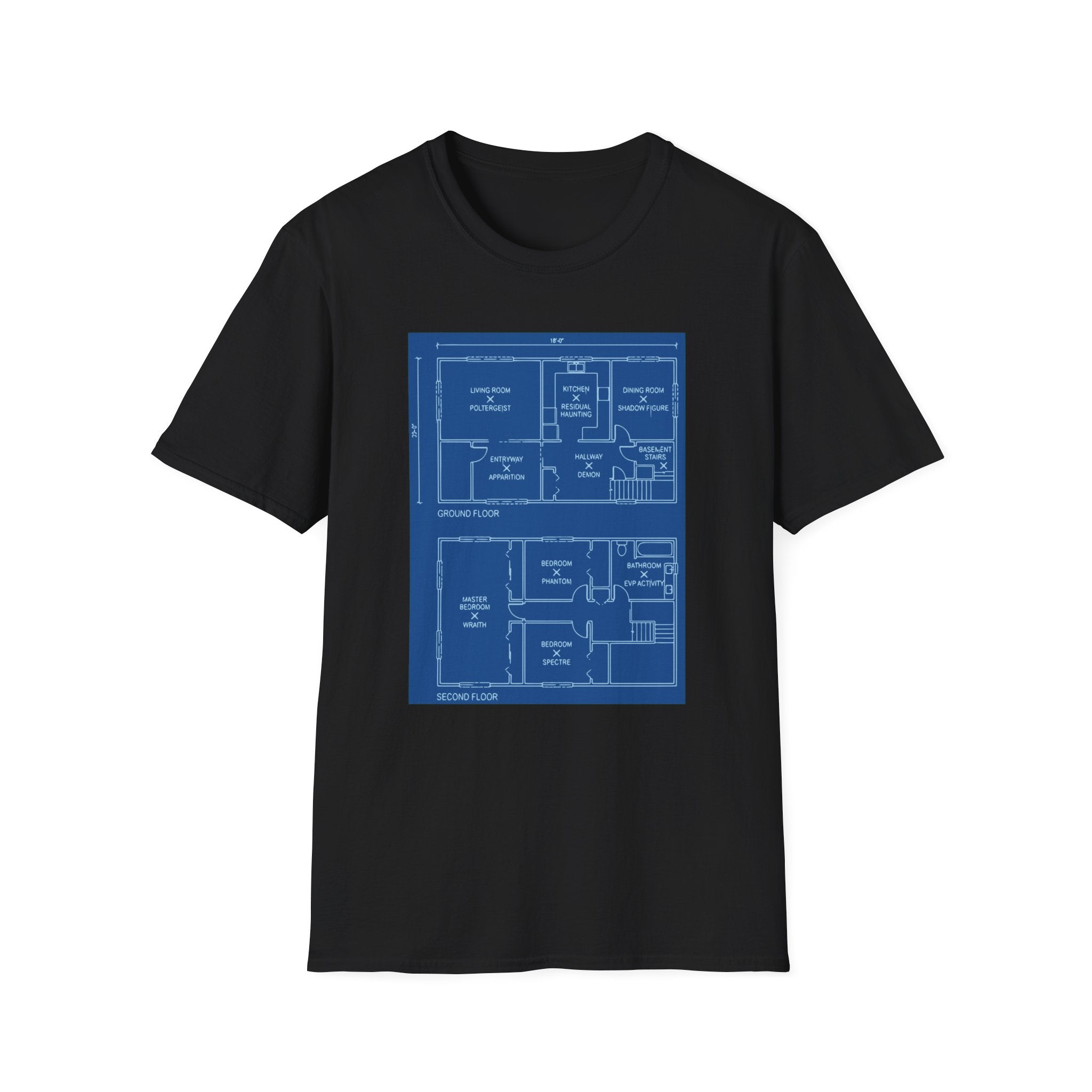 Ghost Hunter Blueprints T-Shirt