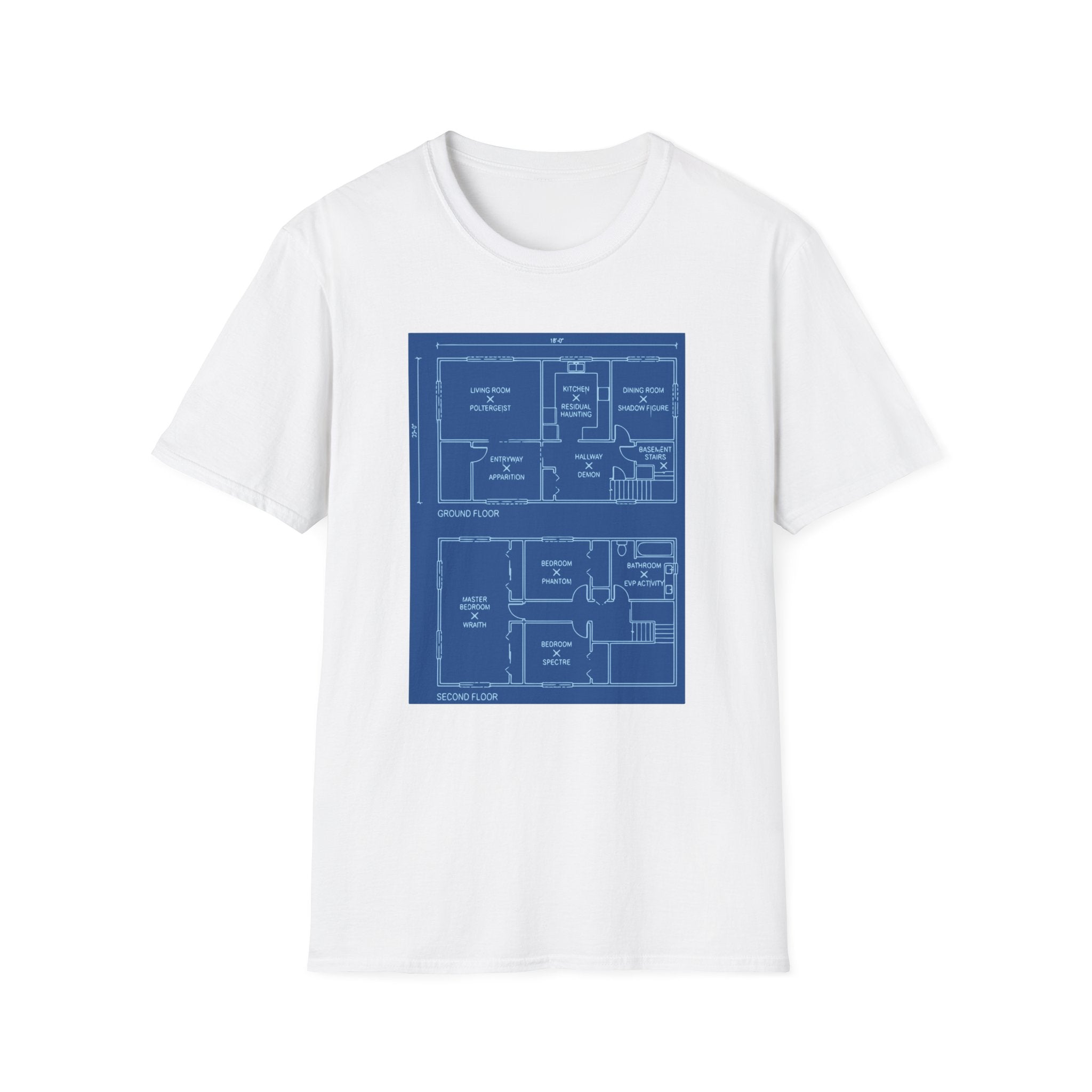 Ghost Hunter Blueprints T-Shirt