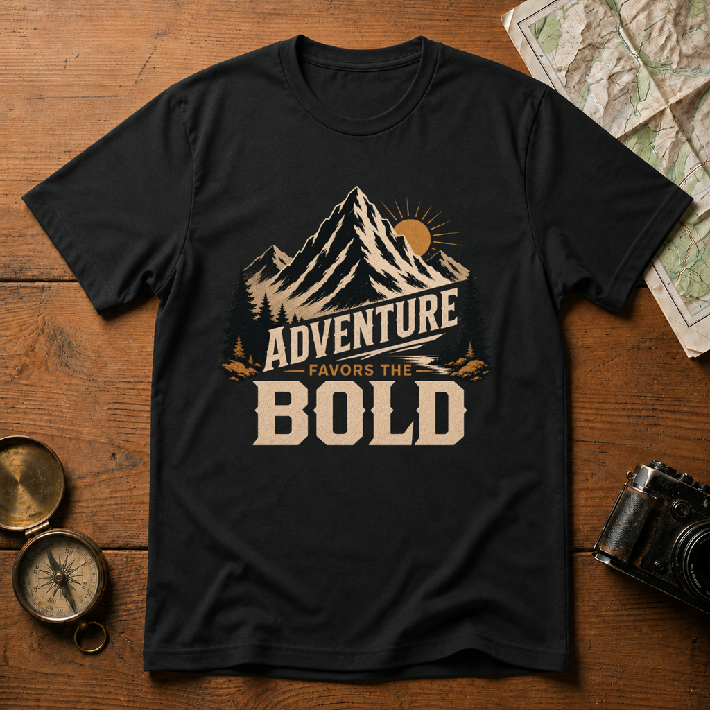 Adventure Favors the Bold T-Shirt