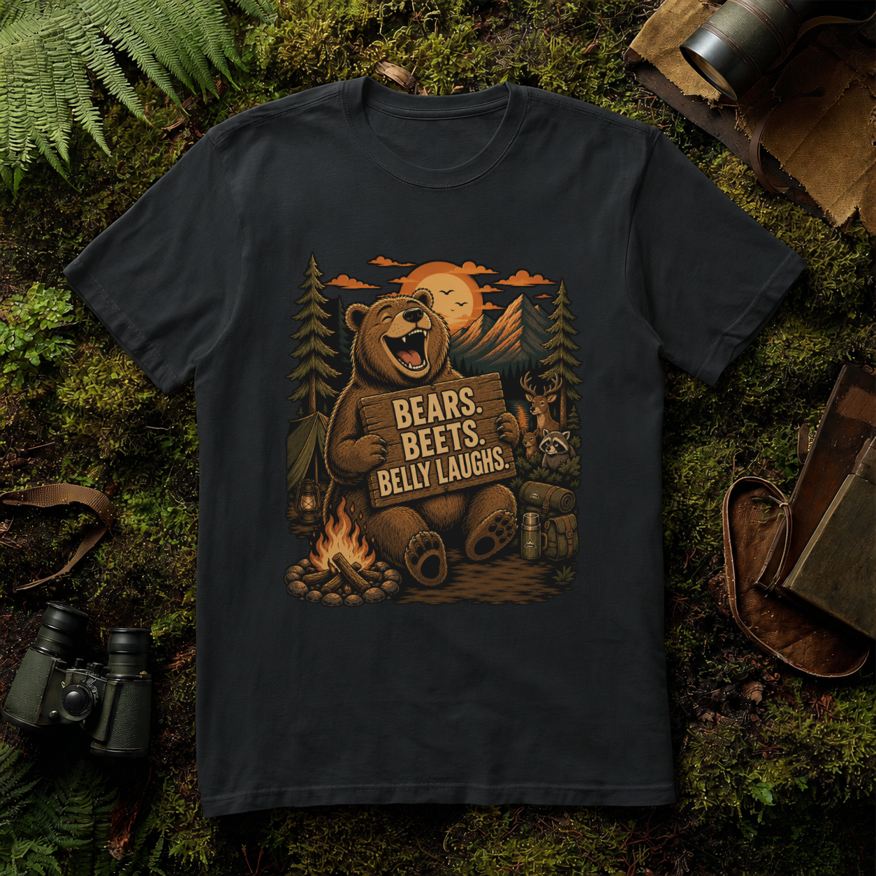 Bears. Beets. Belly Laughs. T-Shirt