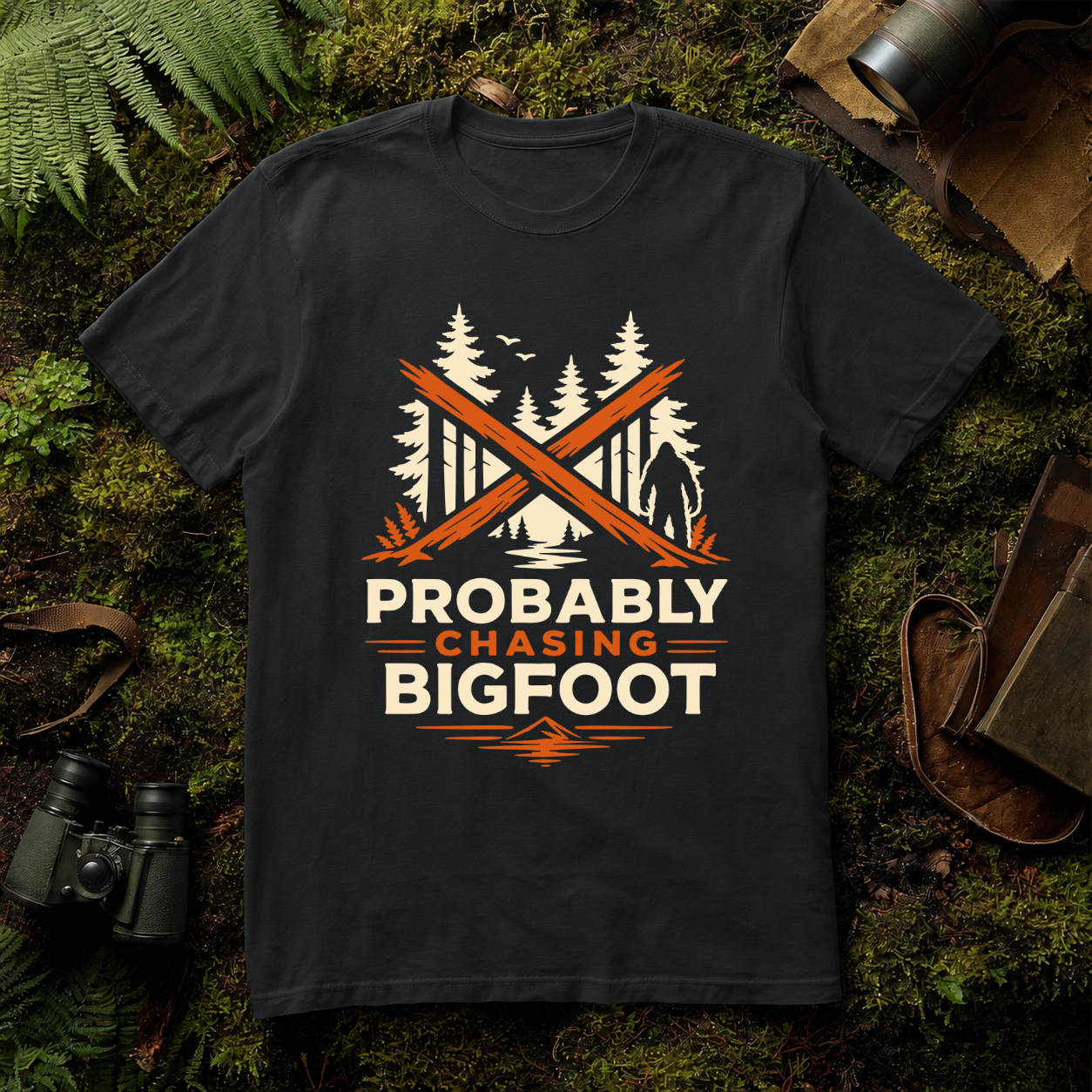Probably Chasing Bigfoot T-Shirt