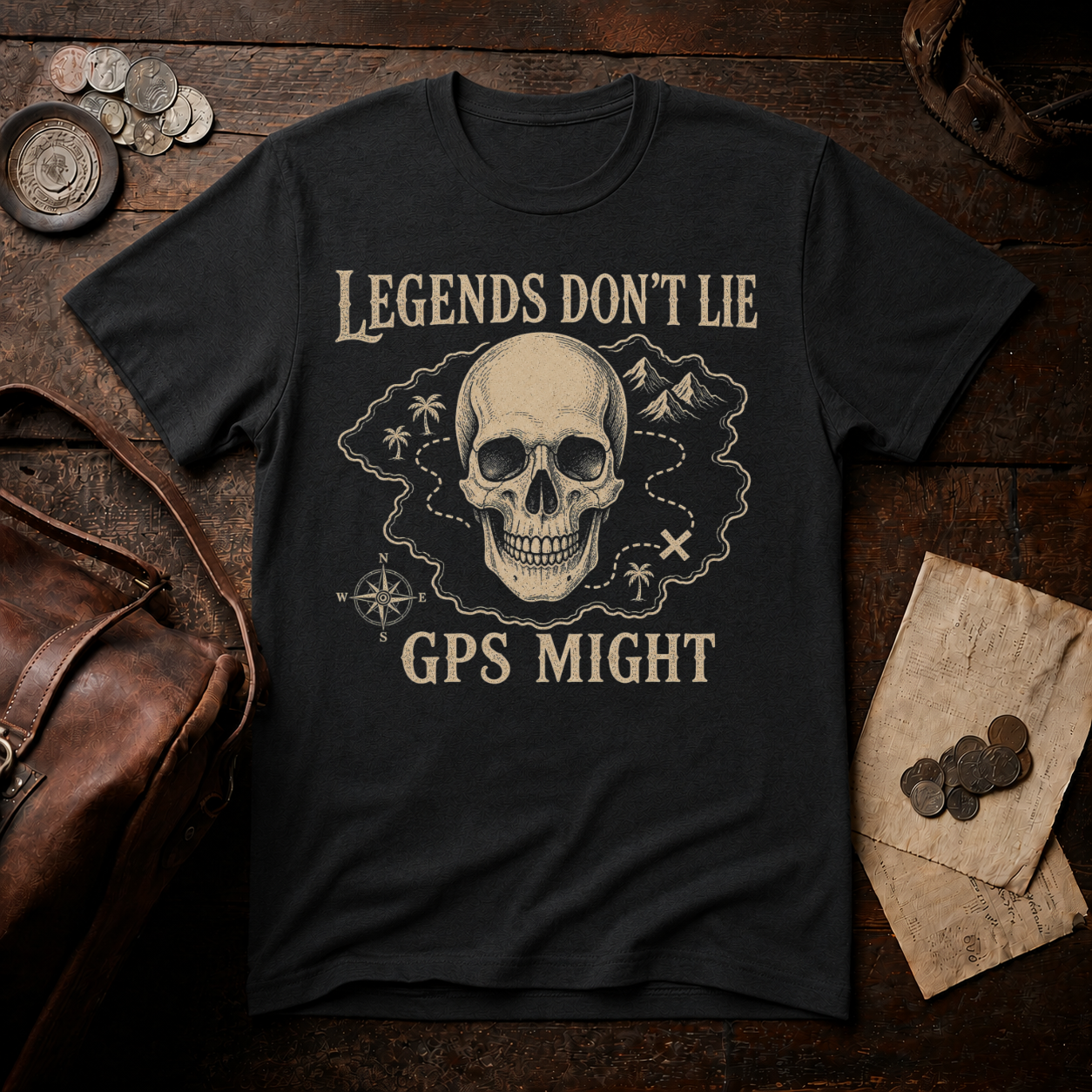 Legends Don't Lie GPS Might T-Shirt