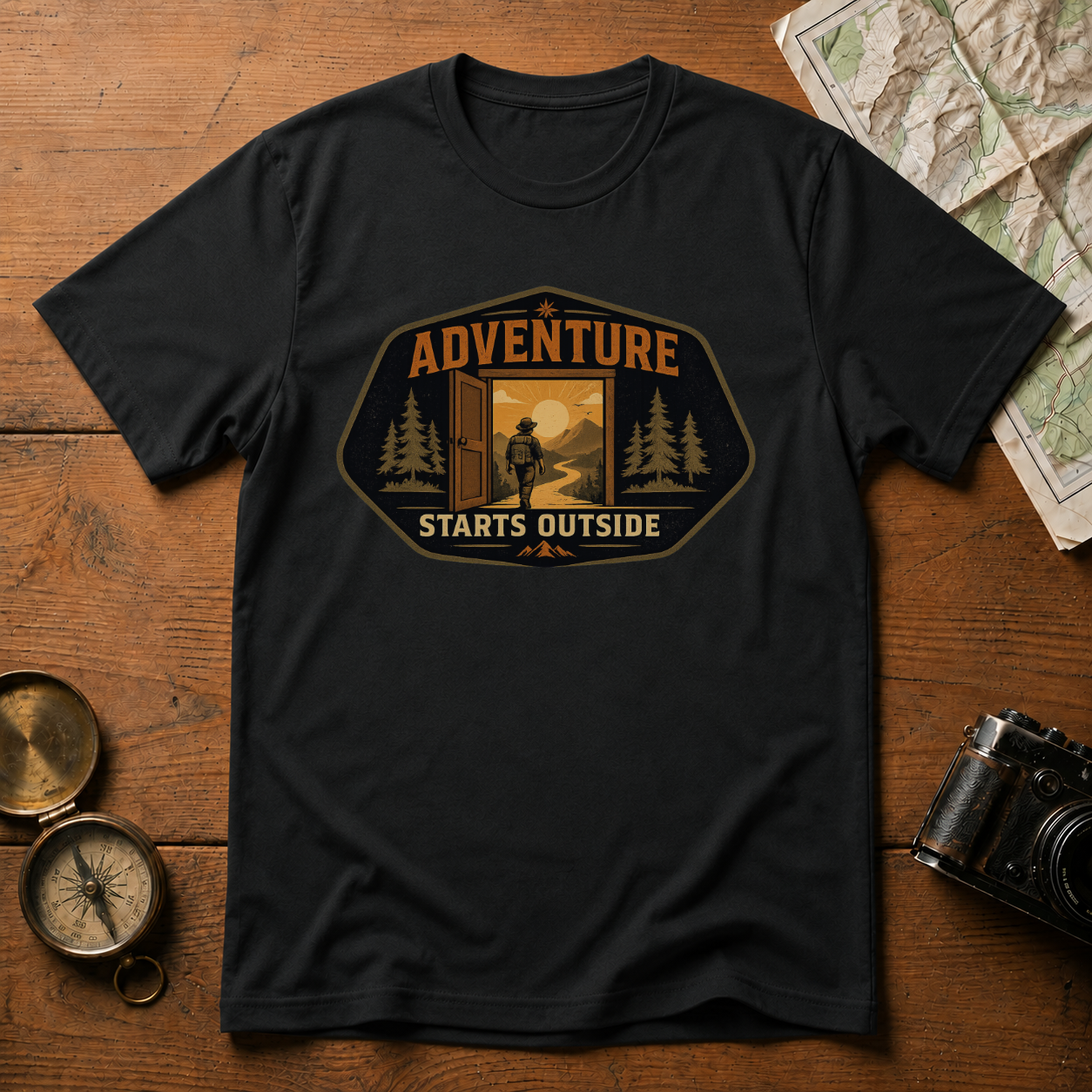 Adventure Starts Outside T-Shirt