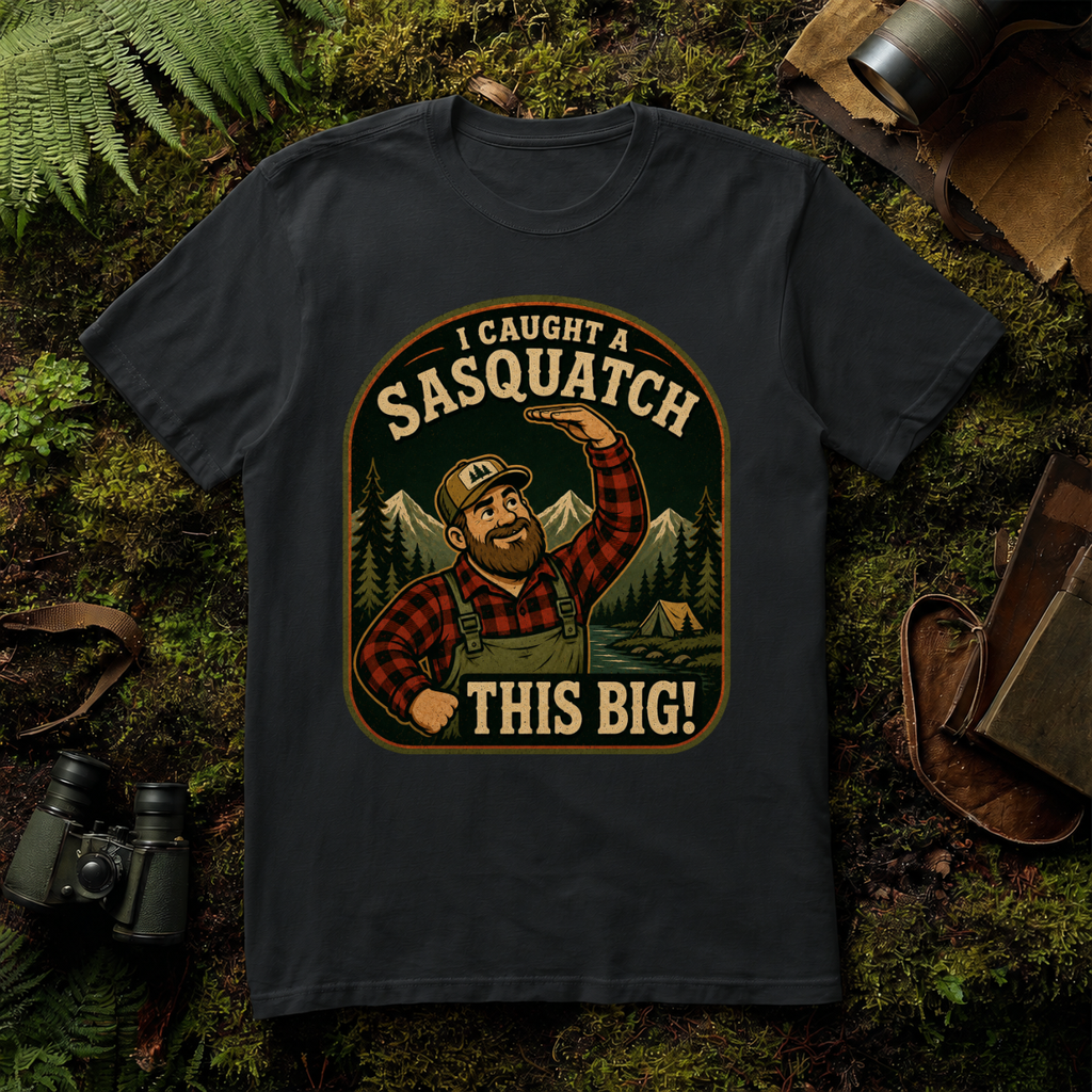 I Caught a Sasquatch T-Shirt