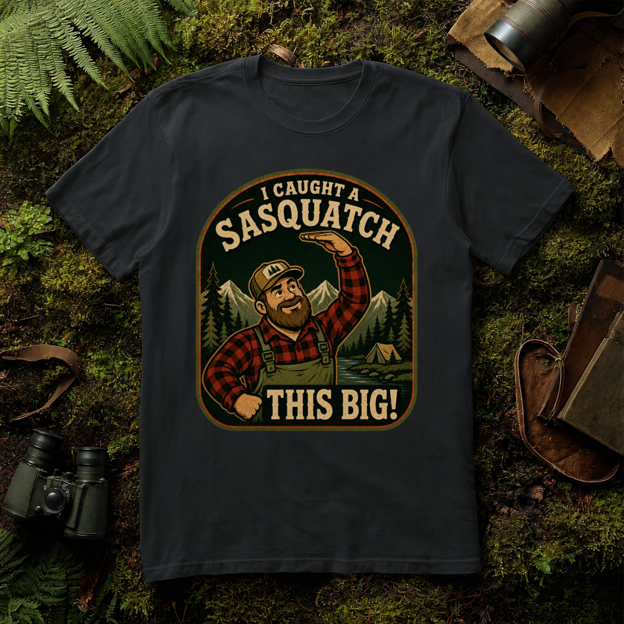 I Caught a Sasquatch T-Shirt