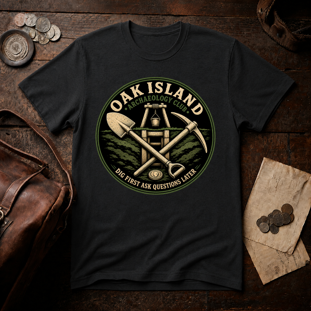 Oak Island Archaeology Club T-Shirt