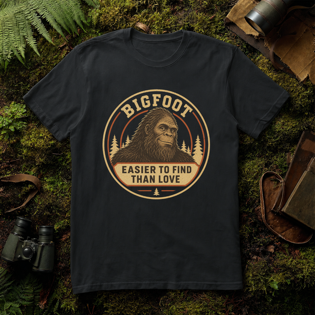 Bigfoot Easier To Find Than Love T-Shirt