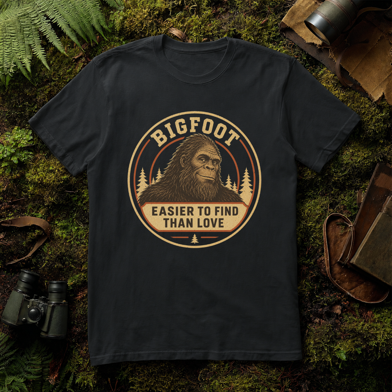 Bigfoot Easier To Find Than Love T-Shirt