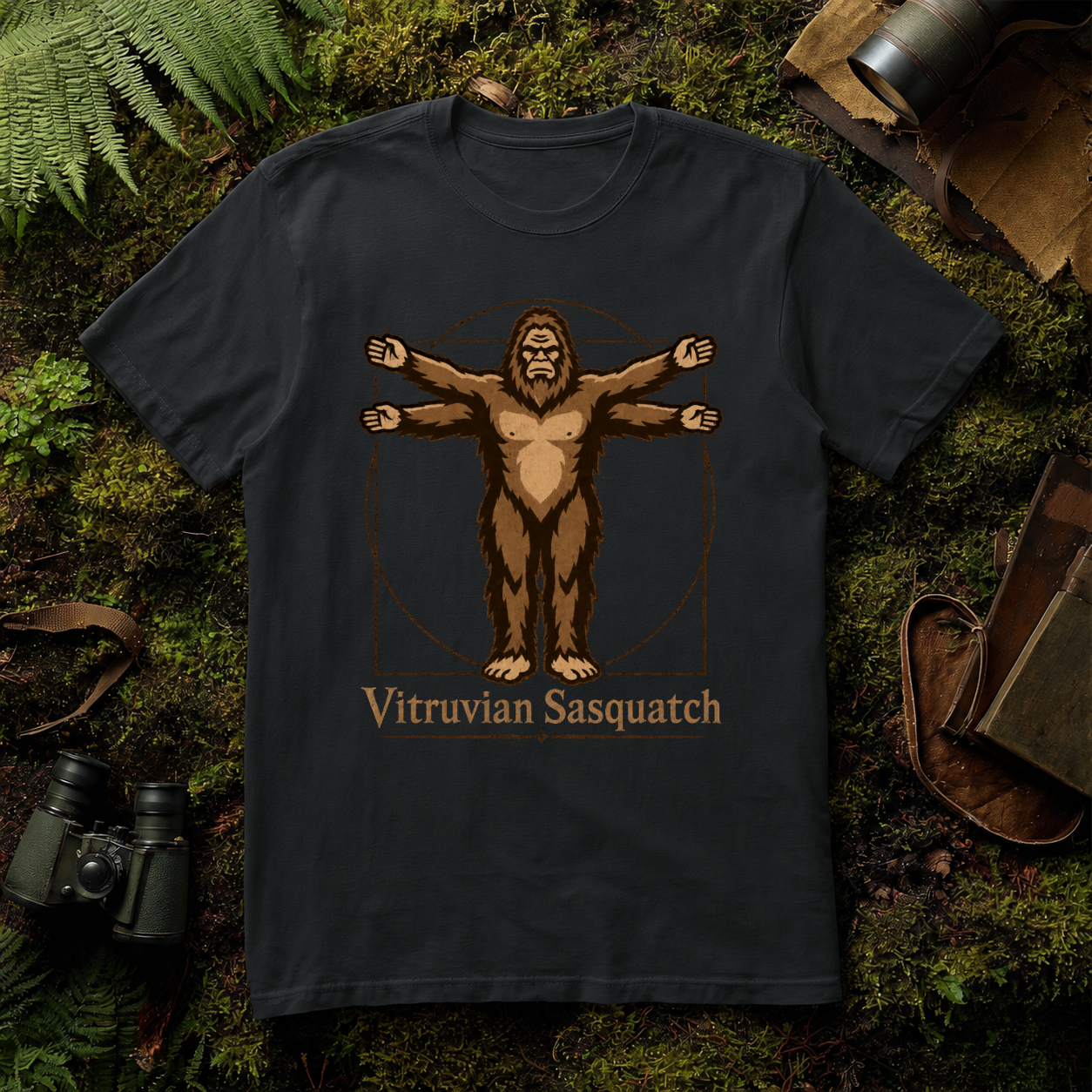 Vitruvian Sasquatch T-Shirt