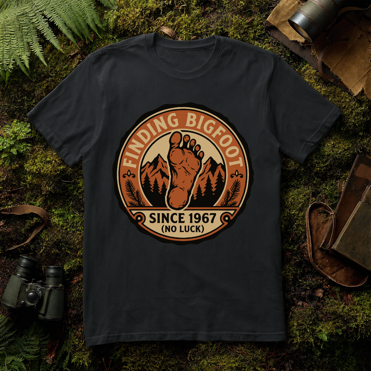 Finding Bigfoot No Luck T-Shirt