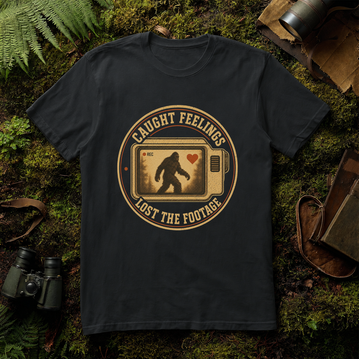 Caught Feelings Lost The Footage T-Shirt
