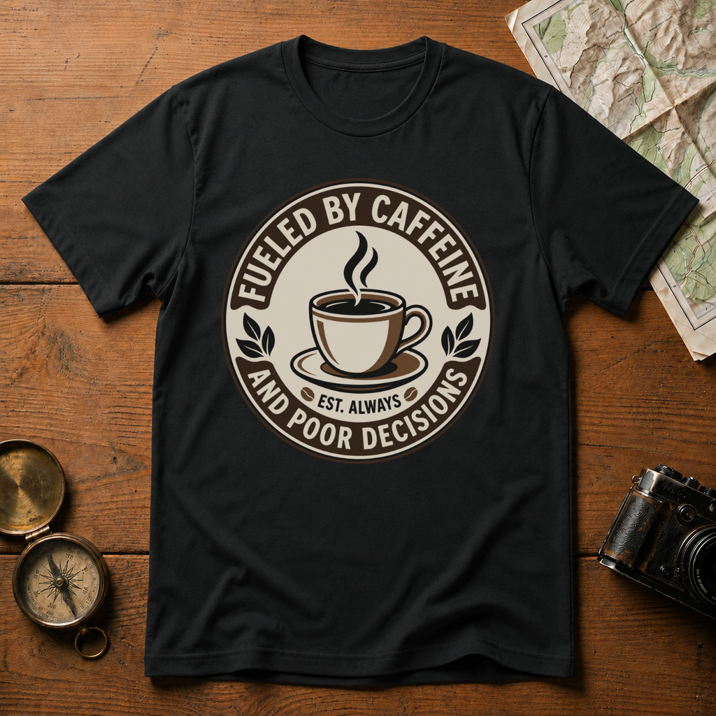 Fueled by Caffeine and Poor Decisions T-Shirt