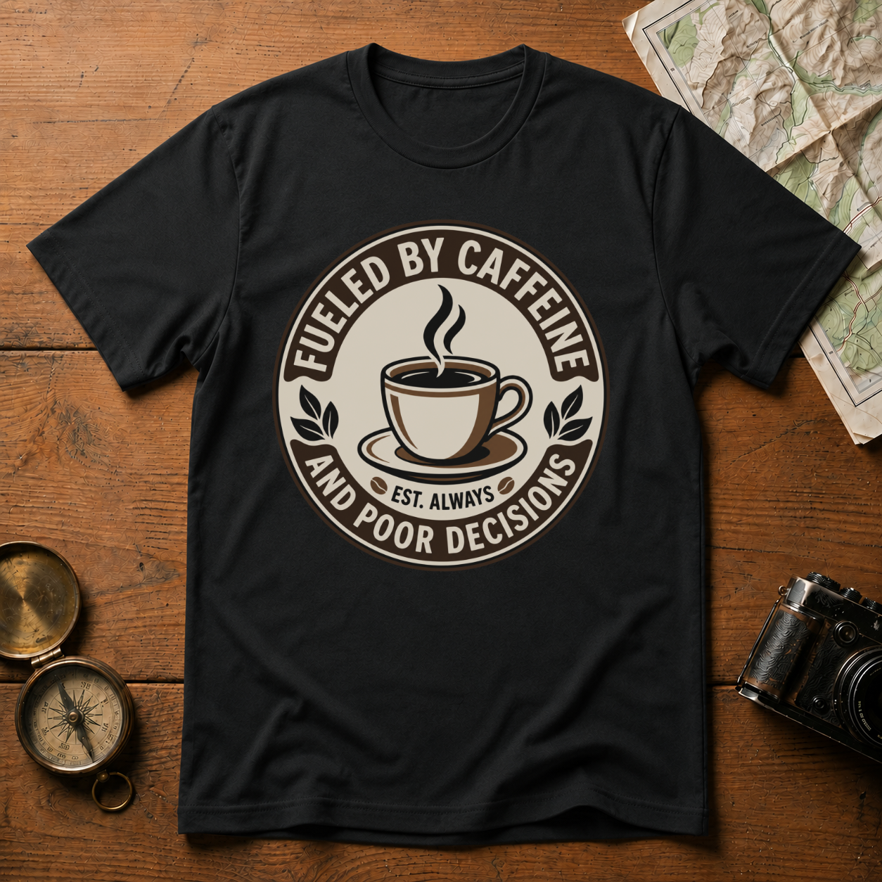 Fueled by Caffeine and Poor Decisions T-Shirt
