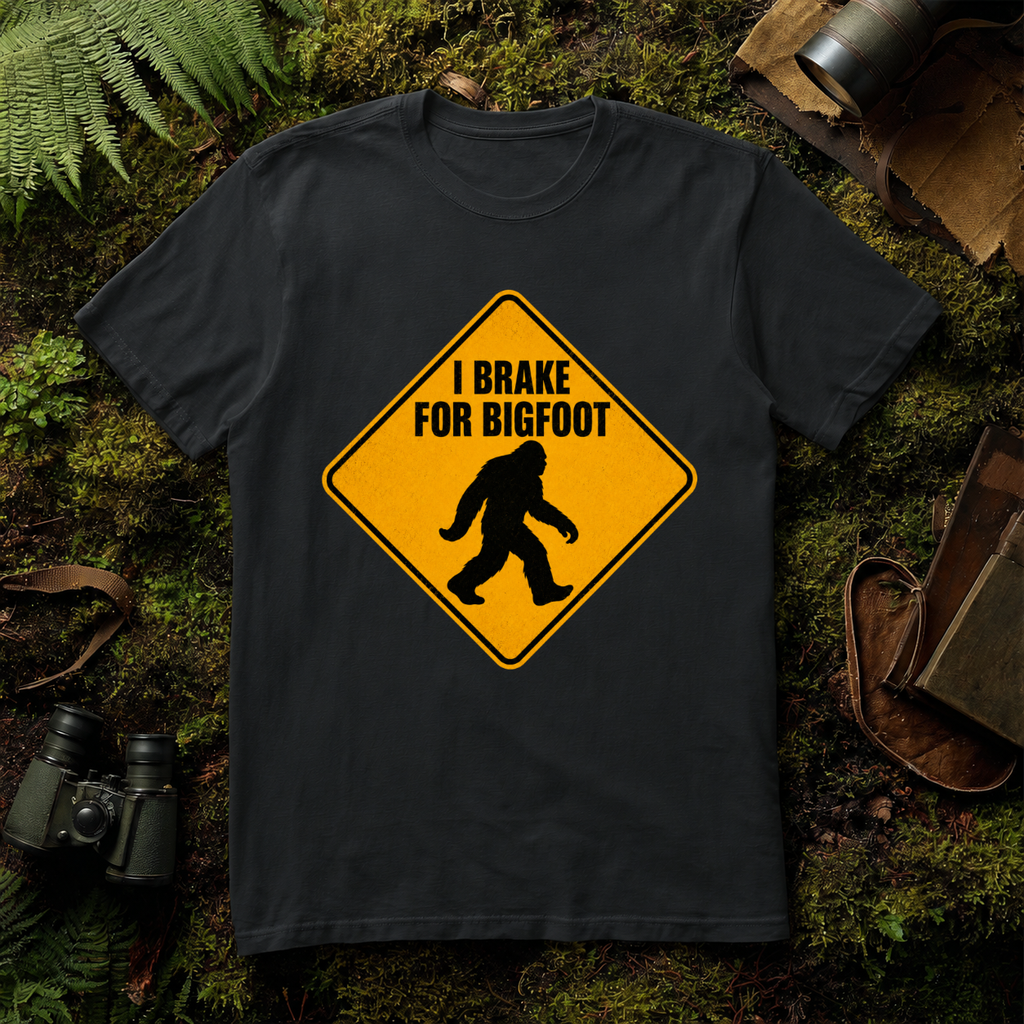 I Brake for Bigfoot T-Shirt