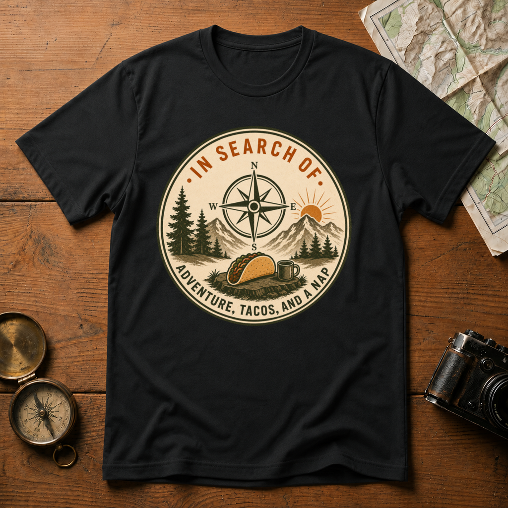 Adventure, Tacos and a Nap T-Shirt
