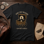 Hunt for Treasure Capture Stories T-Shirt