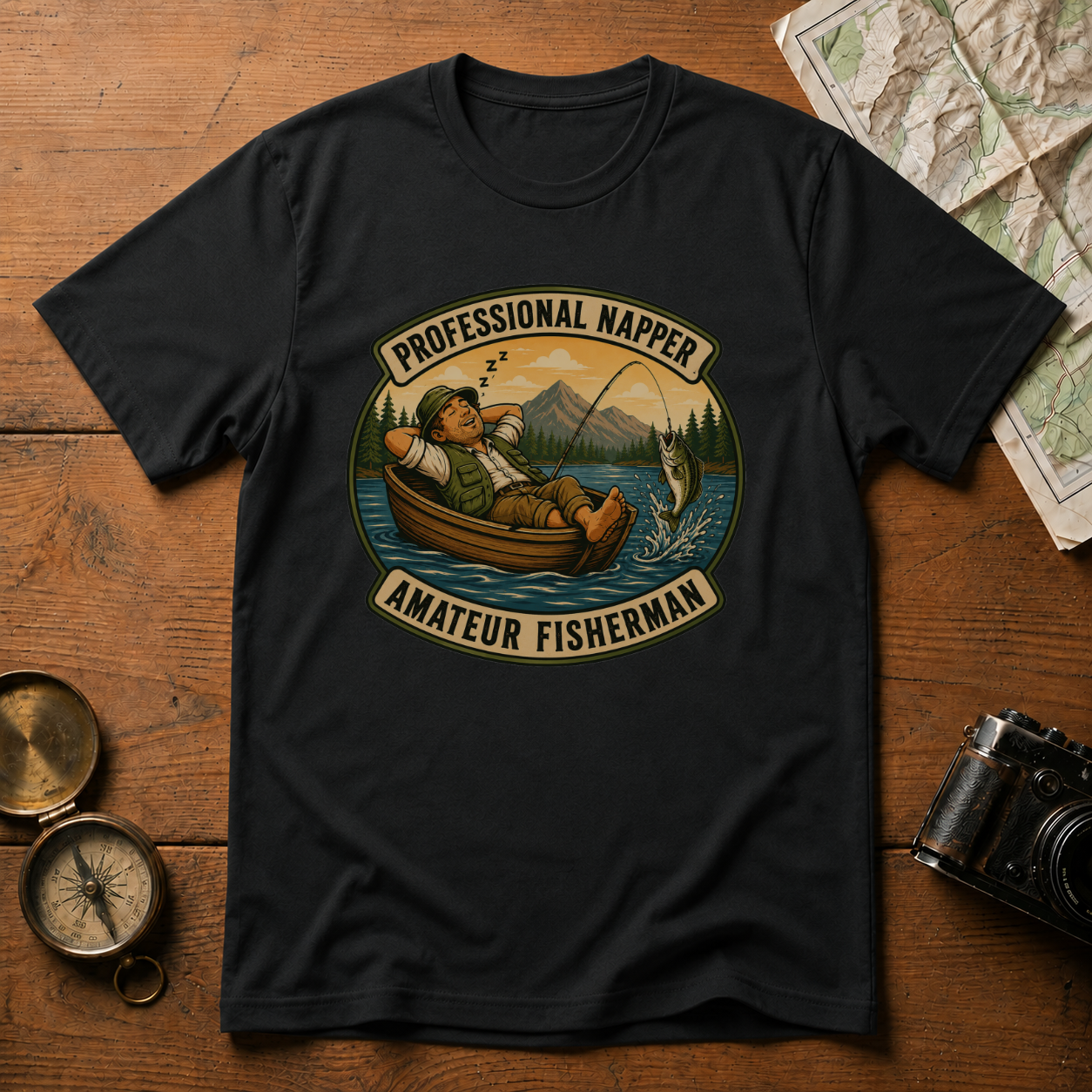 Pro Napper Amateur Fisherman T-Shirt