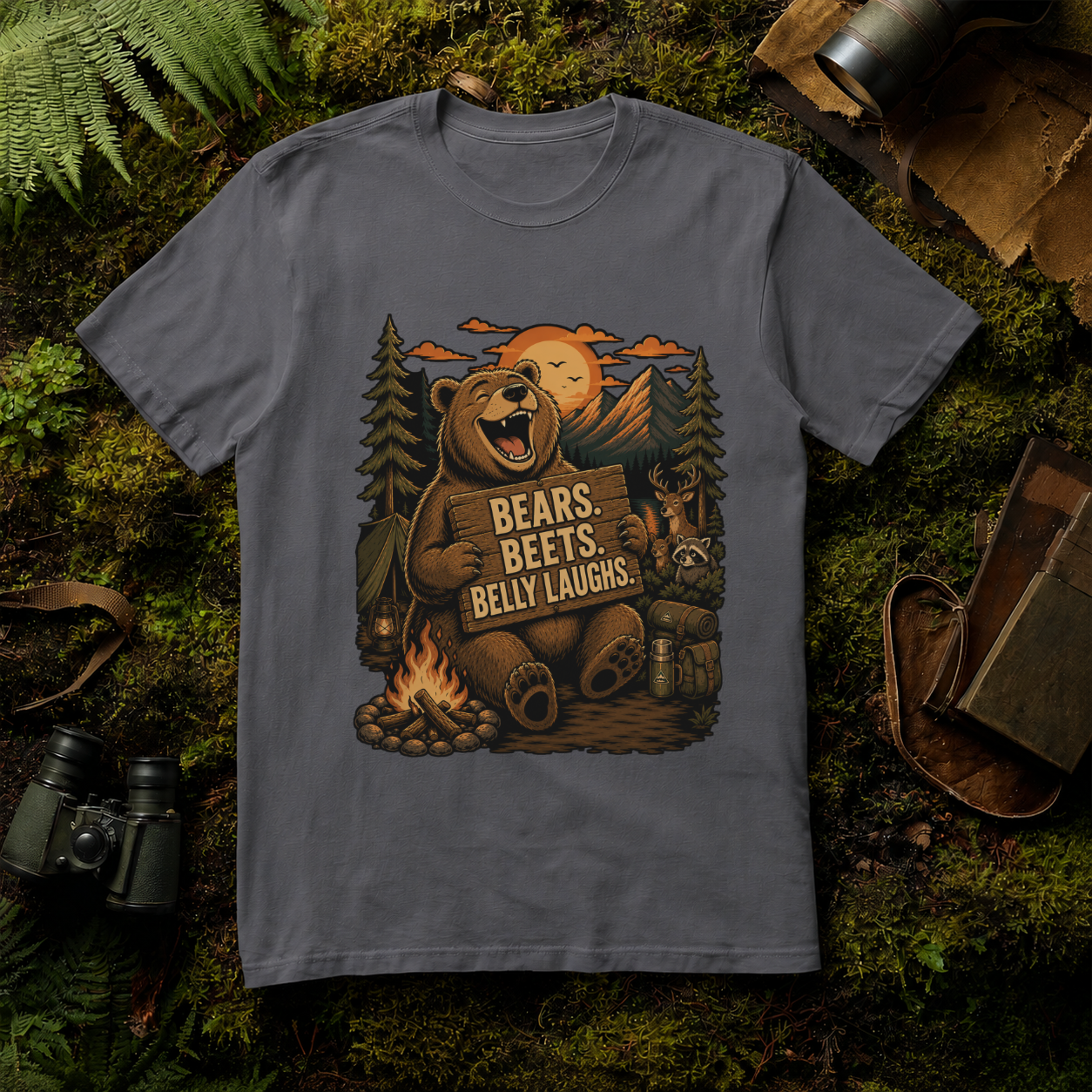 Bears. Beets. Belly Laughs. T-Shirt