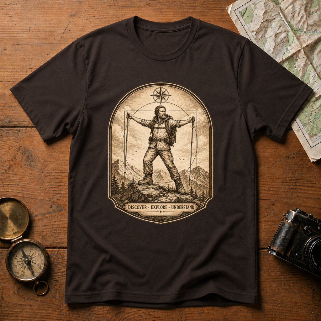 Vitruvian Hiker T-Shirt