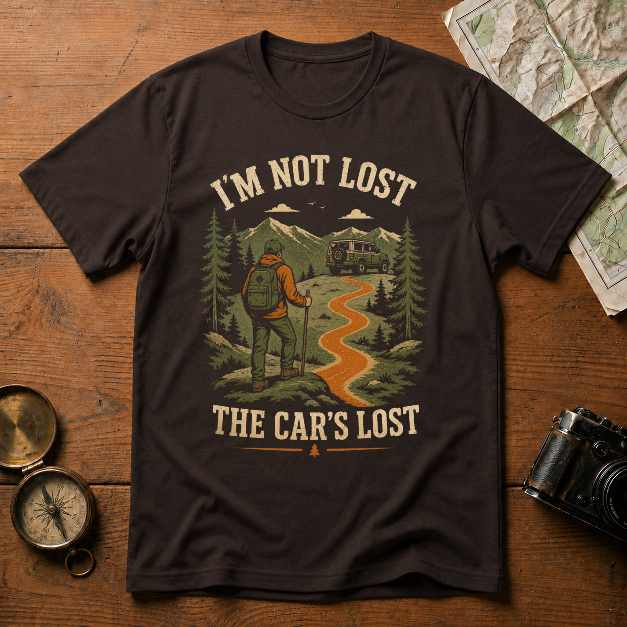 I'm Not Lost The Cars Lost T-Shirt