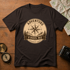 Adventure Finds Me, Usually Lost T-Shirt