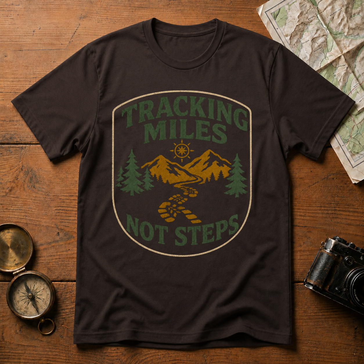 Track Miles Not Steps T-Shirt