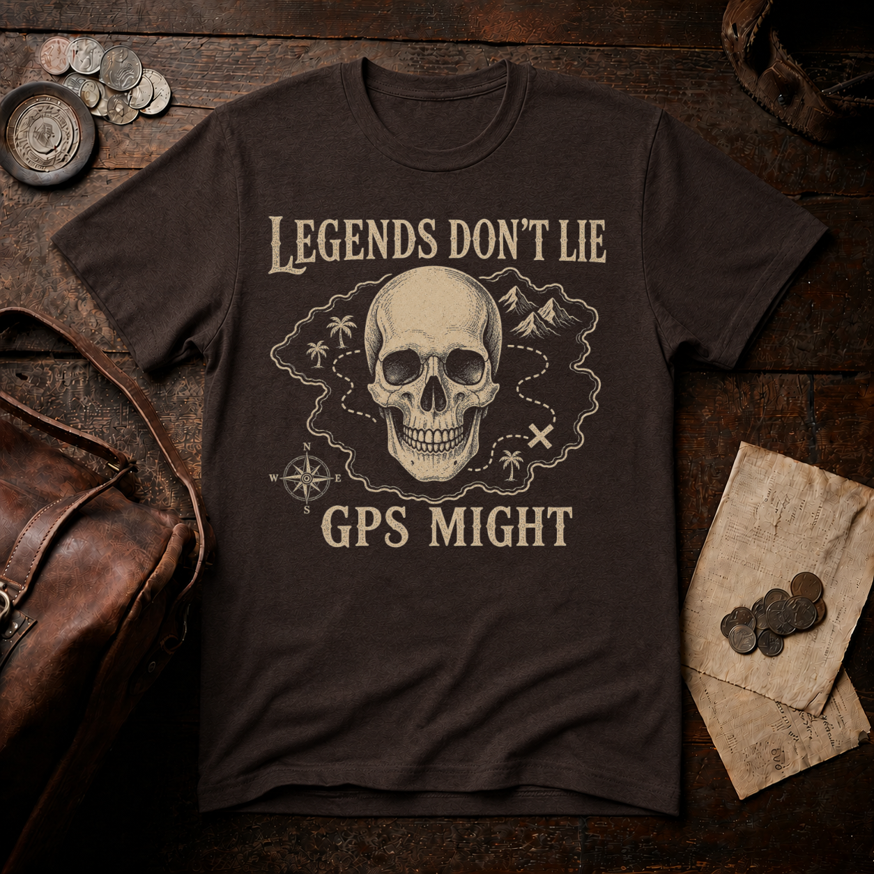 Legends Don't Lie GPS Might T-Shirt
