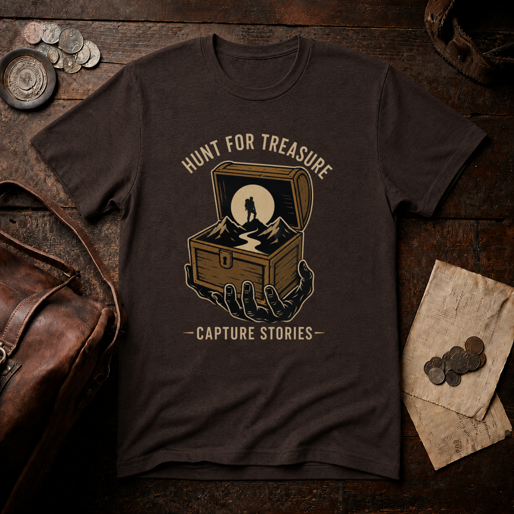 Hunt for Treasure Capture Stories T-Shirt