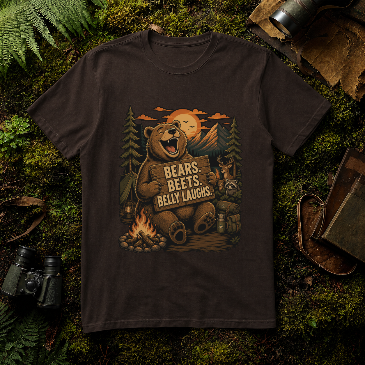 Bears. Beets. Belly Laughs. T-Shirt