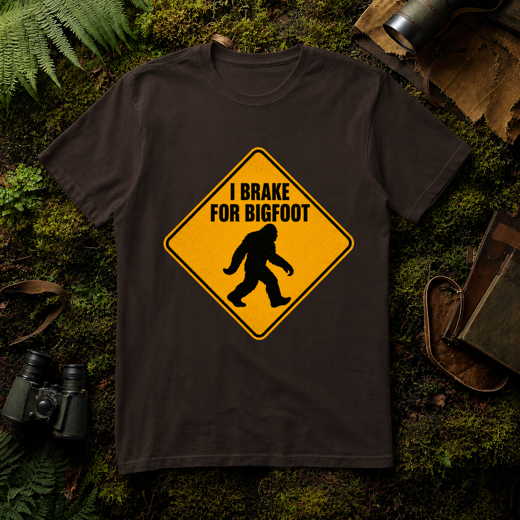 I Brake for Bigfoot T-Shirt
