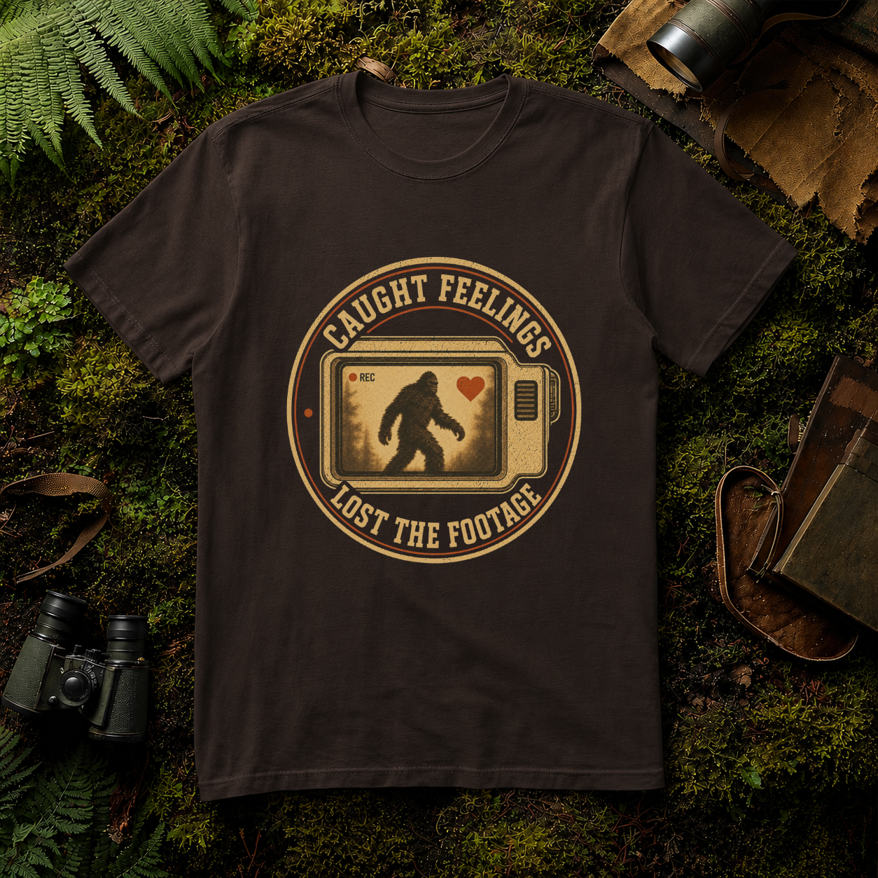 Caught Feelings Lost The Footage T-Shirt
