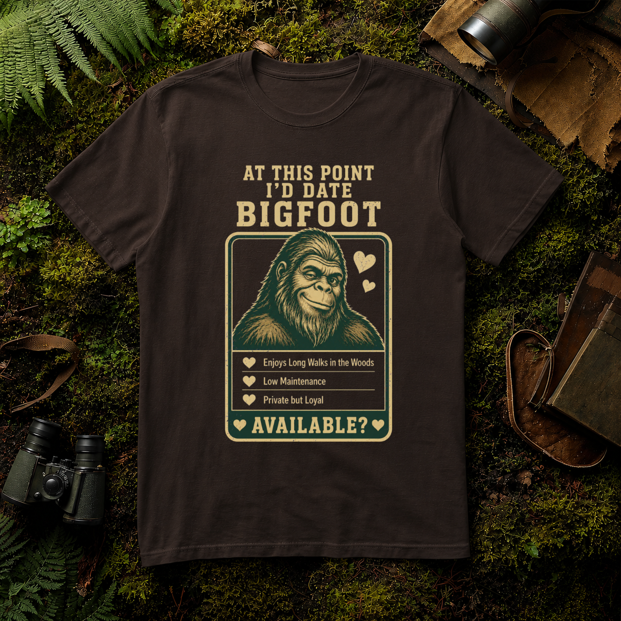 I' Date Bigfoot T-Shirt