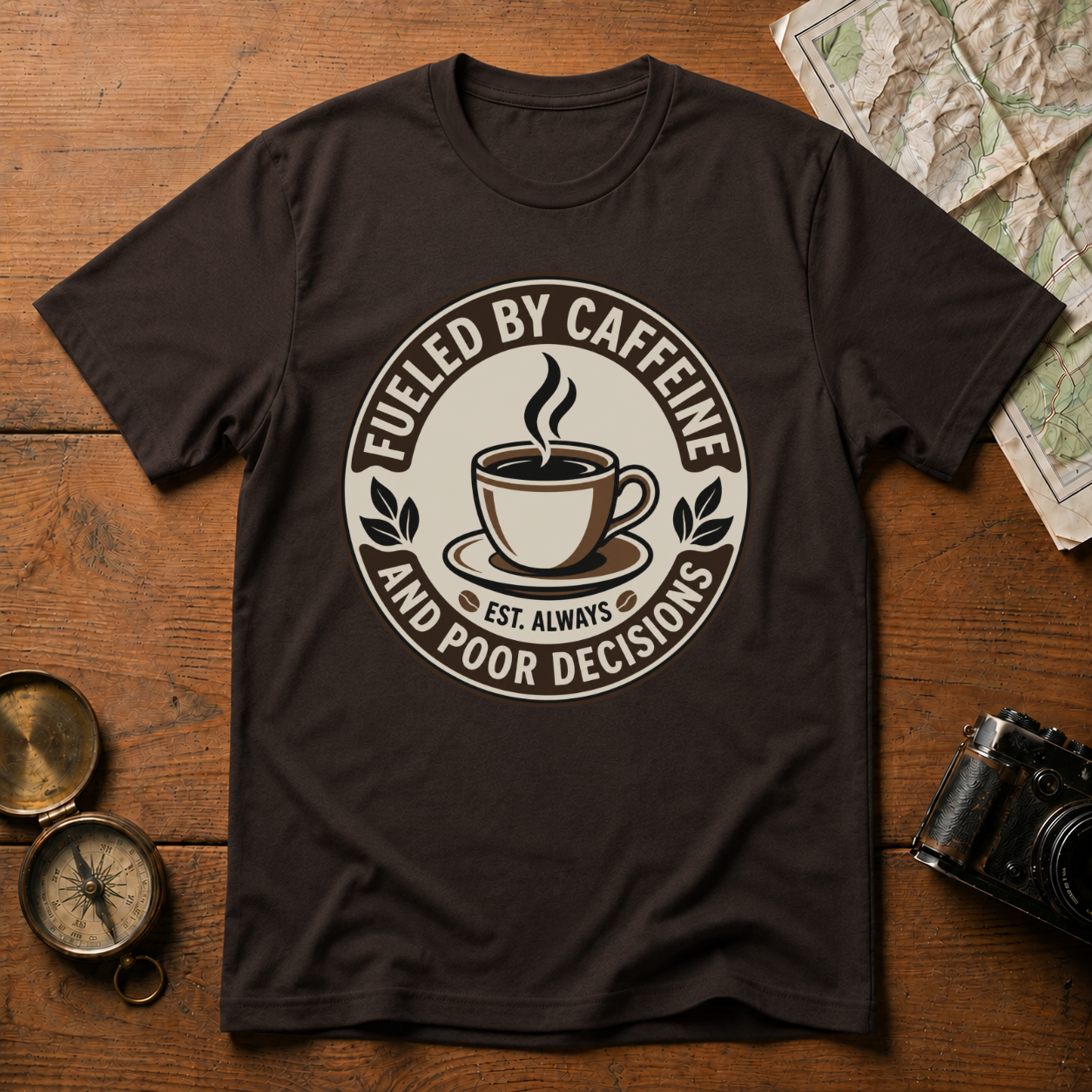 Fueled by Caffeine and Poor Decisions T-Shirt