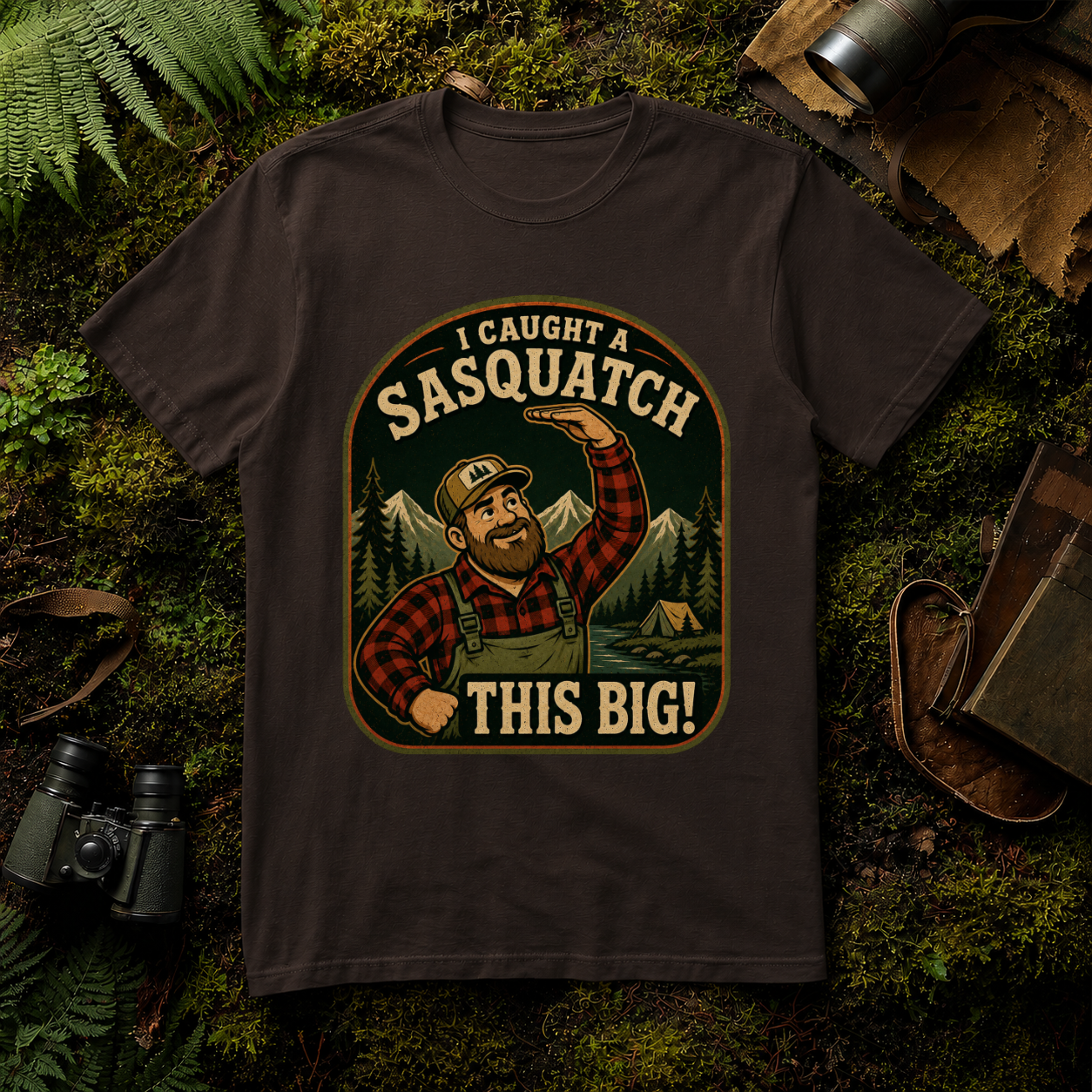 I Caught a Sasquatch T-Shirt