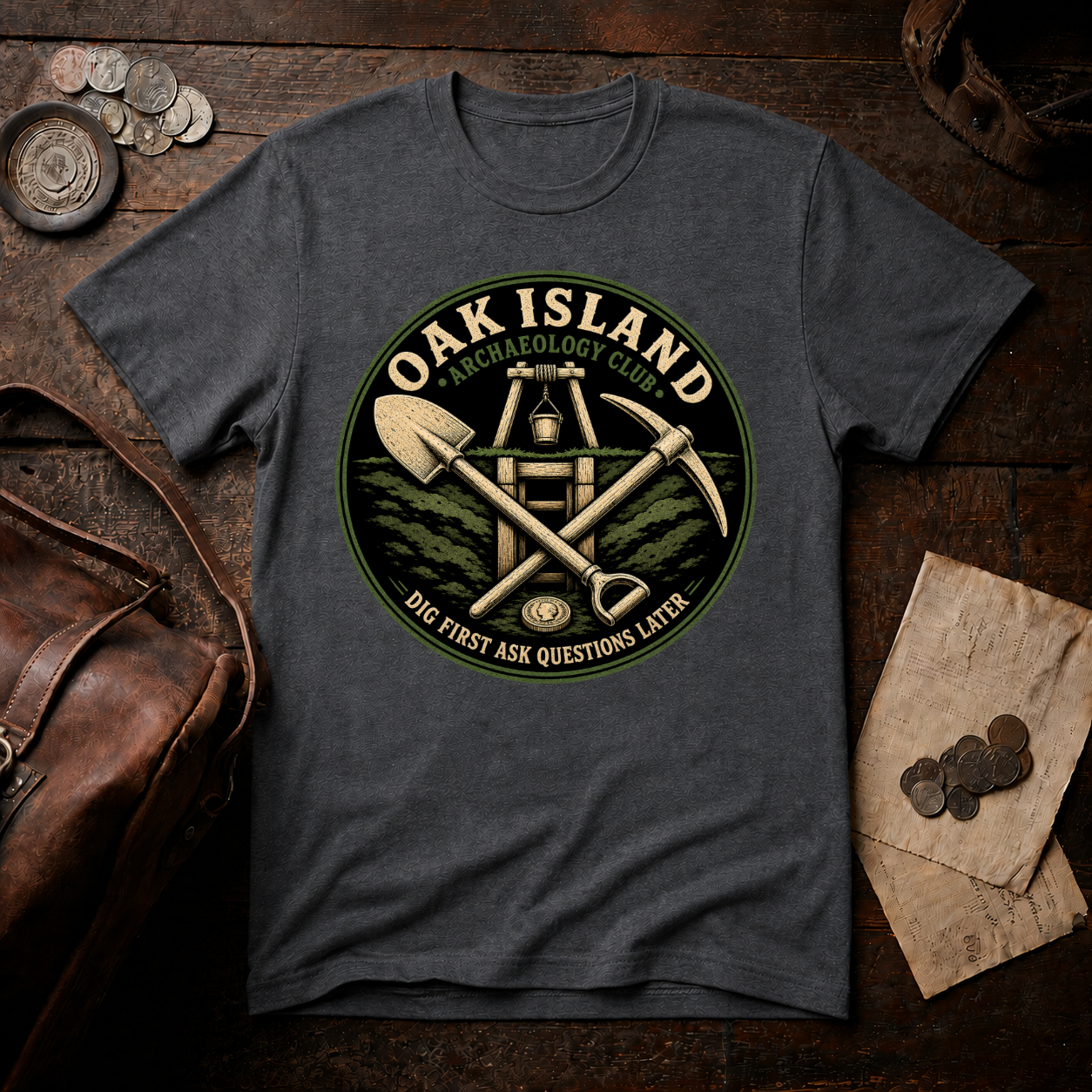 Oak Island Archaeology Club T-Shirt