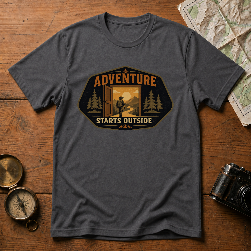 Adventure Starts Outside T-Shirt