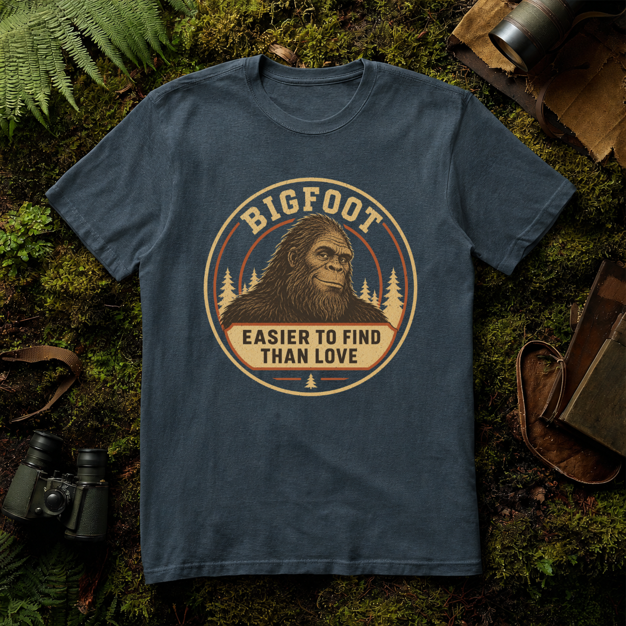 Bigfoot Easier To Find Than Love T-Shirt