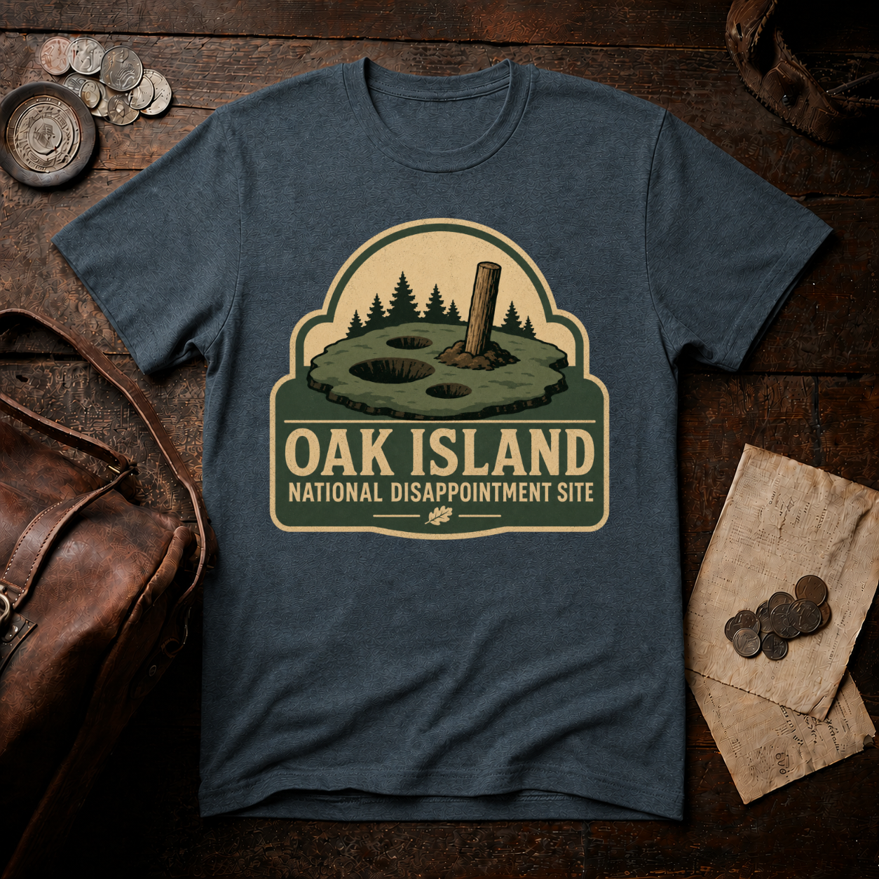 Oak Island National Disappointment Site T-Shirt