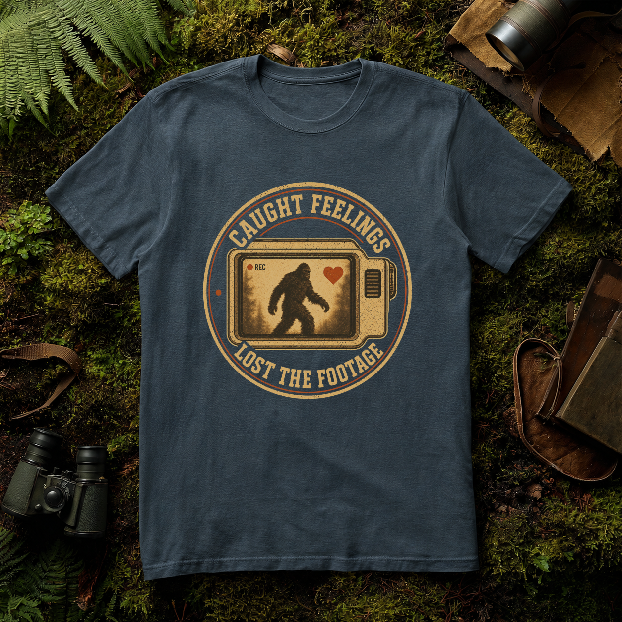 Caught Feelings Lost The Footage T-Shirt