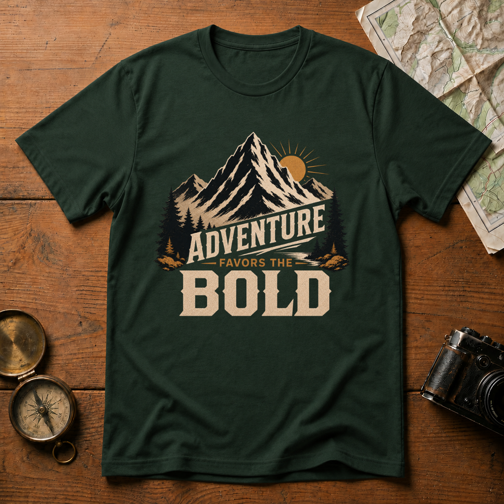 Adventure Favors the Bold T-Shirt