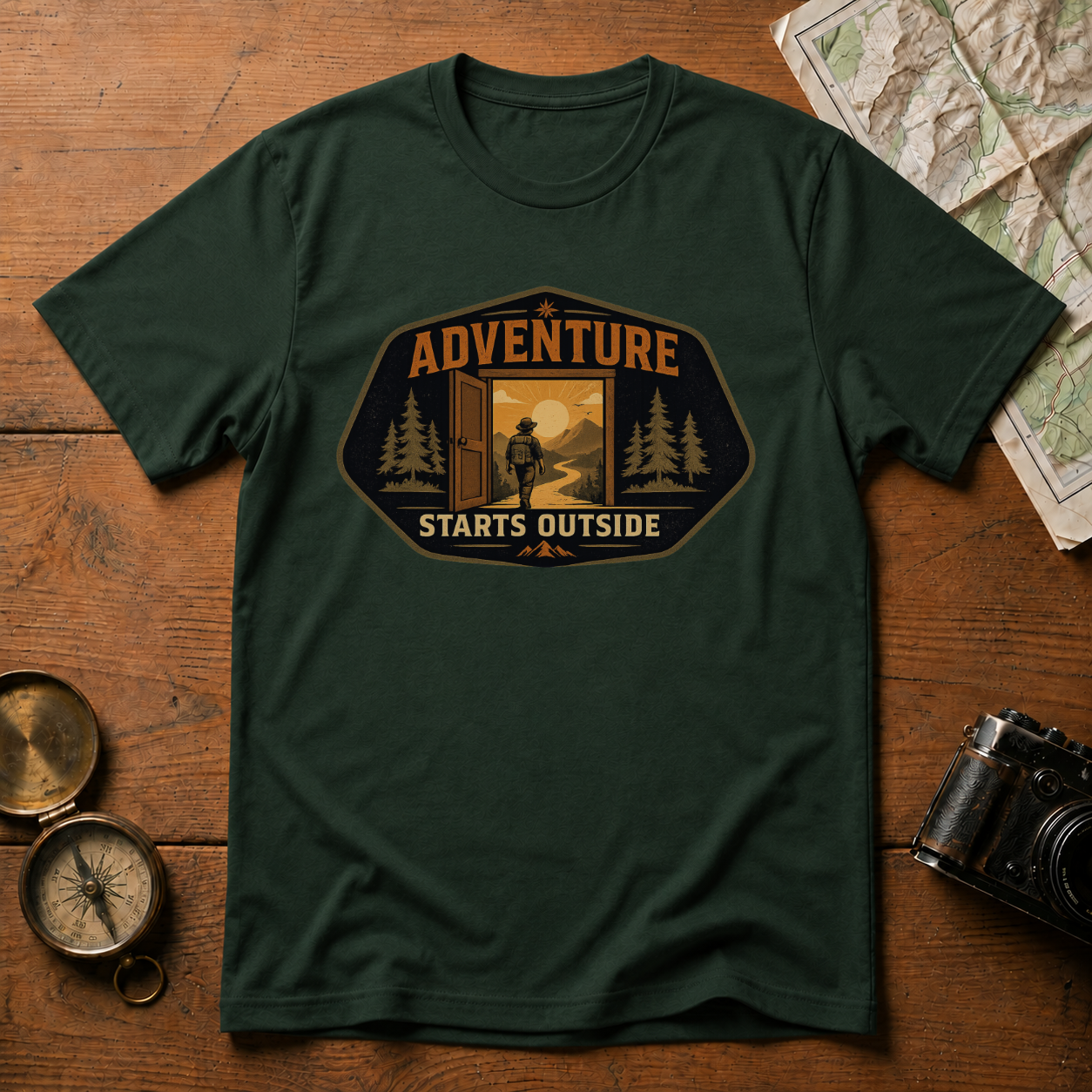 Adventure Starts Outside T-Shirt
