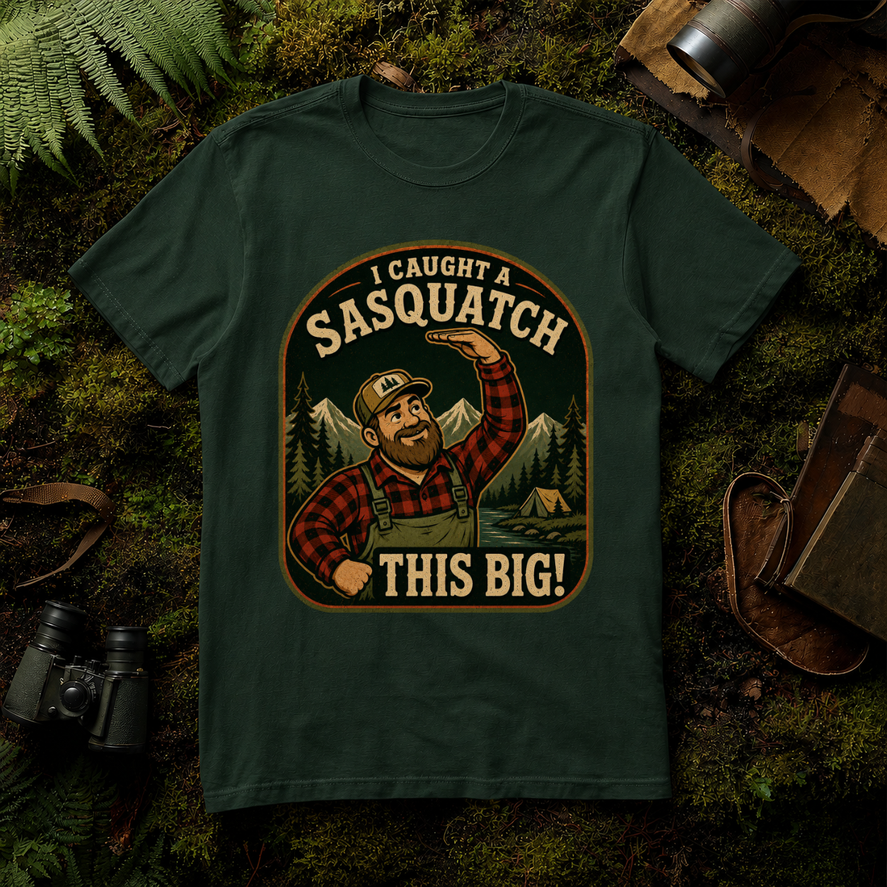 I Caught a Sasquatch T-Shirt
