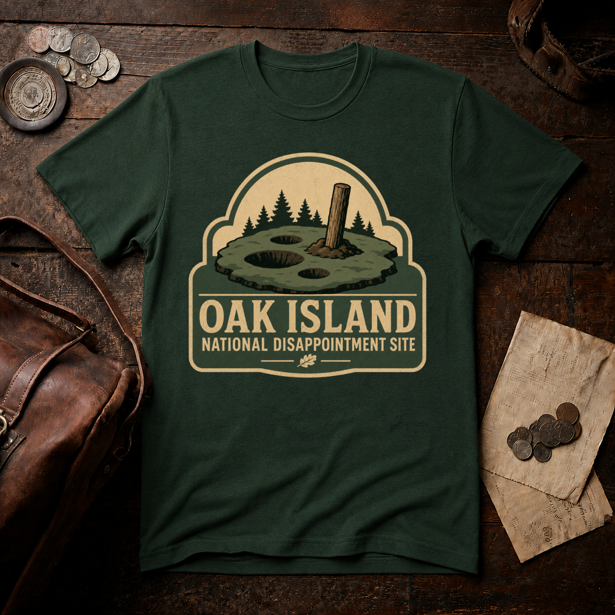 Oak Island National Disappointment Site T-Shirt
