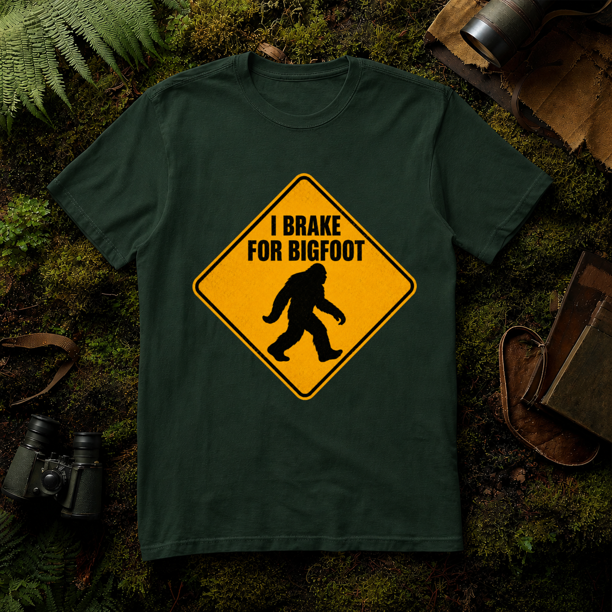 I Brake for Bigfoot T-Shirt