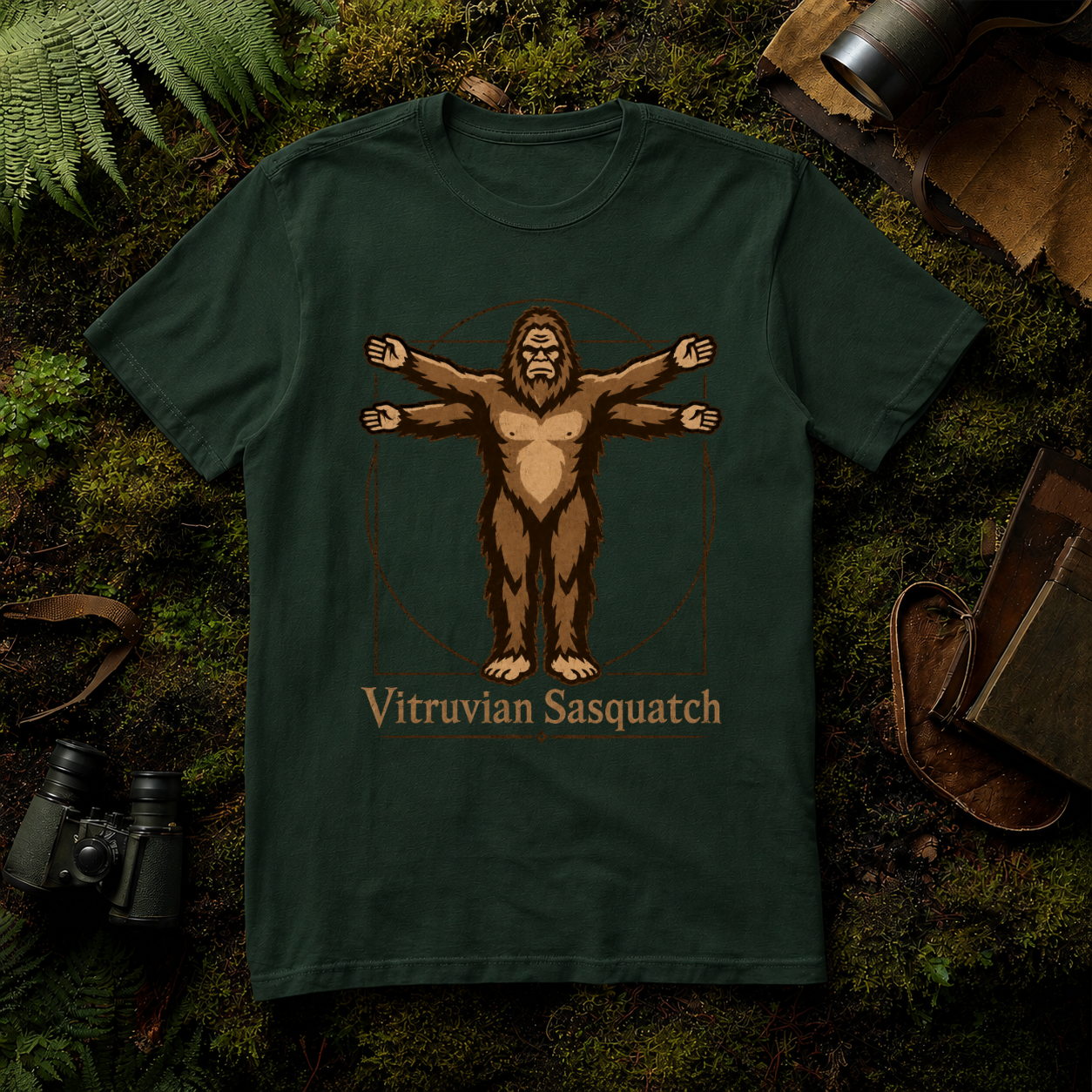 Vitruvian Sasquatch T-Shirt