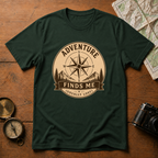 Adventure Finds Me, Usually Lost T-Shirt