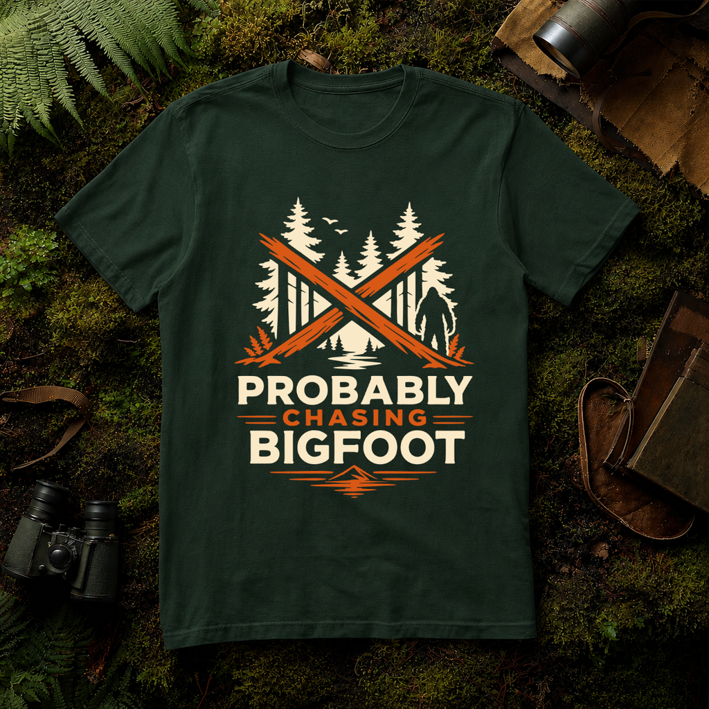 Probably Chasing Bigfoot T-Shirt