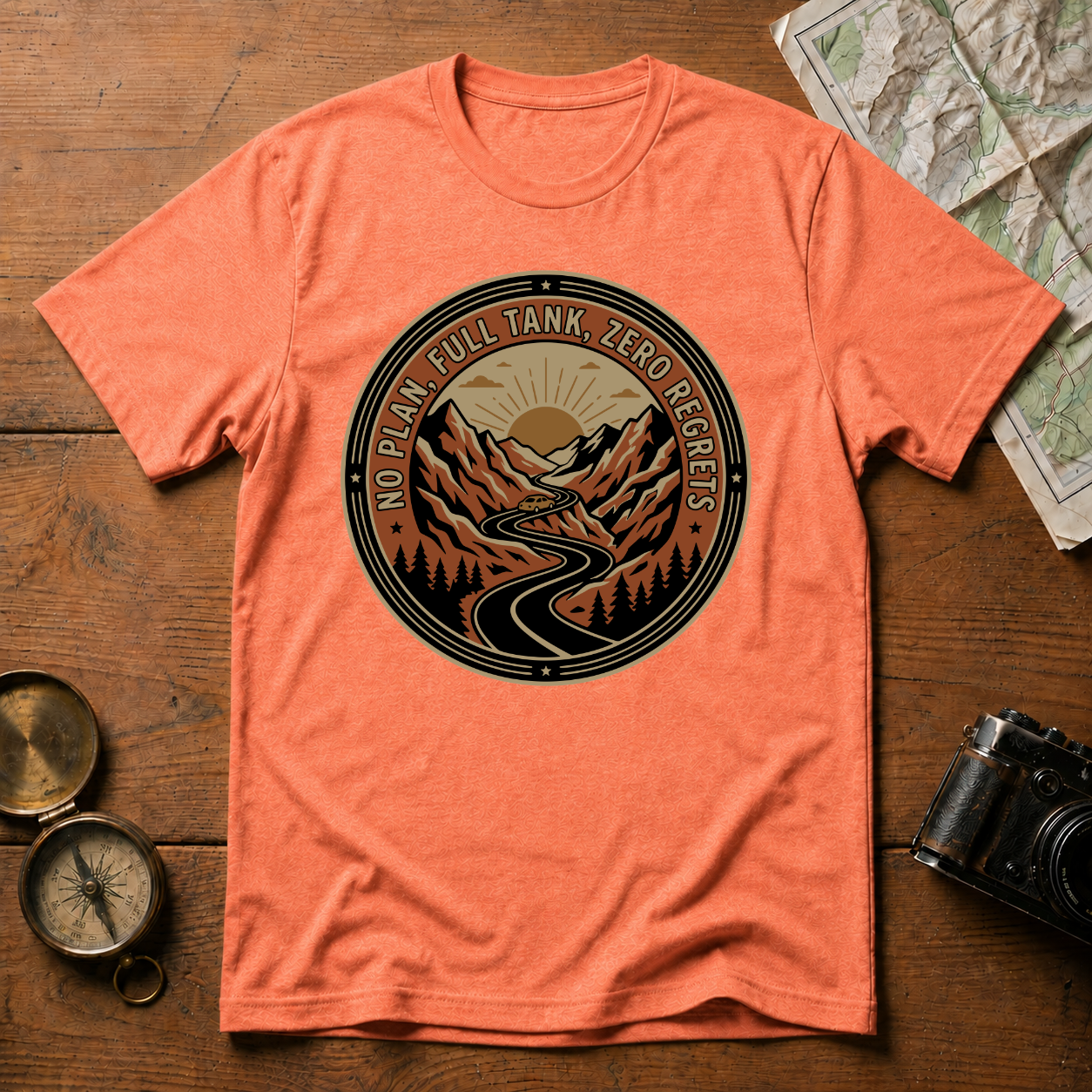 No Plan Full Tank Zero Regrets T-Shirt