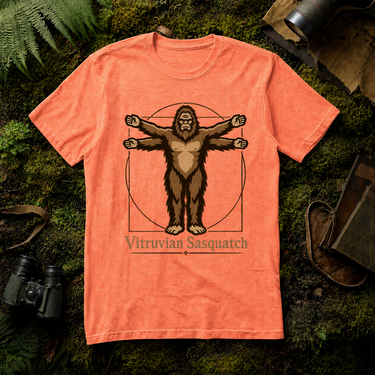 Vitruvian Sasquatch T-Shirt