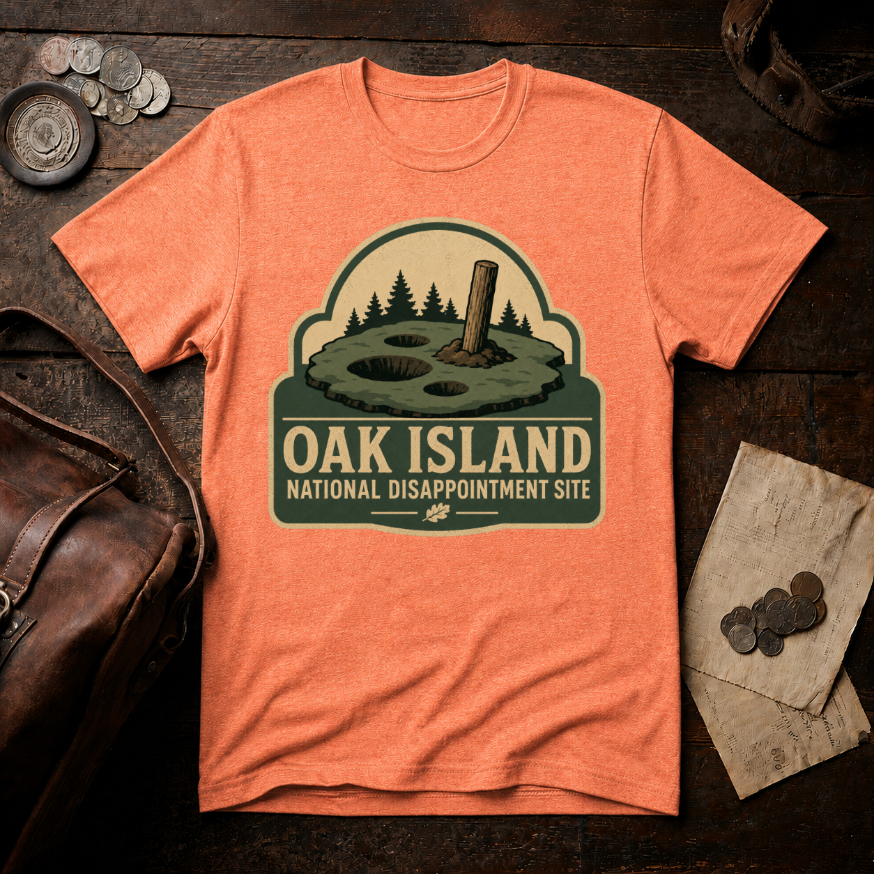 Oak Island National Disappointment Site T-Shirt